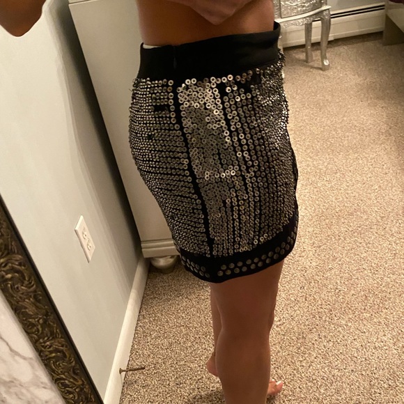 Mango Sequin Skirt - Picture 6 of 12